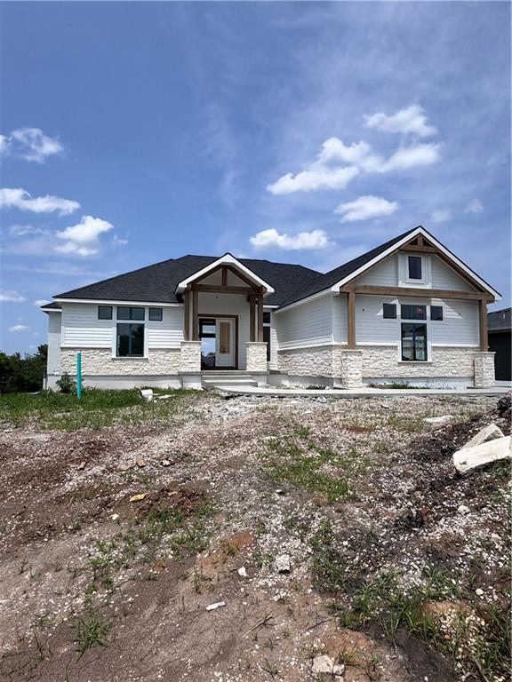 4600 W 157th St, Overland Park, KS 66224 - view of front facade with stone siding