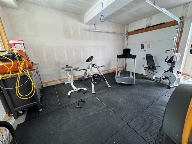 view of exercise room