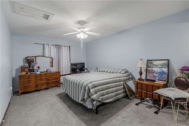 9215 E 85th St, Raytown, MO 64138 - carpeted bedroom featuring a textured ceiling and ceiling fan
