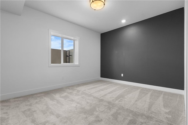 empty room with light carpet