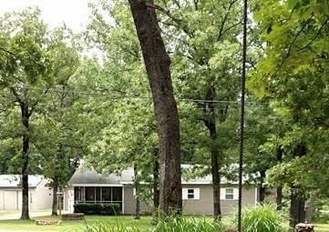 exterior space with a lawn