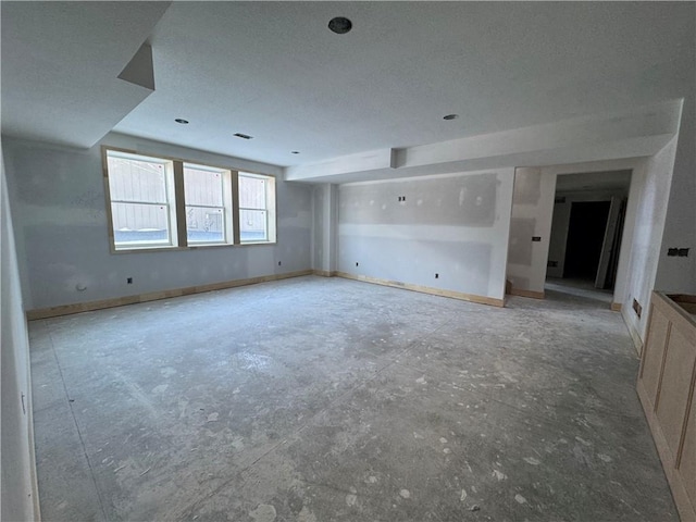 view of unfurnished living room