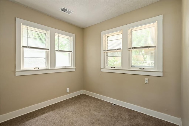 spare room featuring carpet flooring