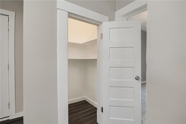 view of closet