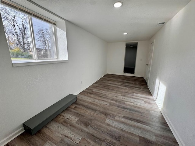 interior space featuring wood-type flooring