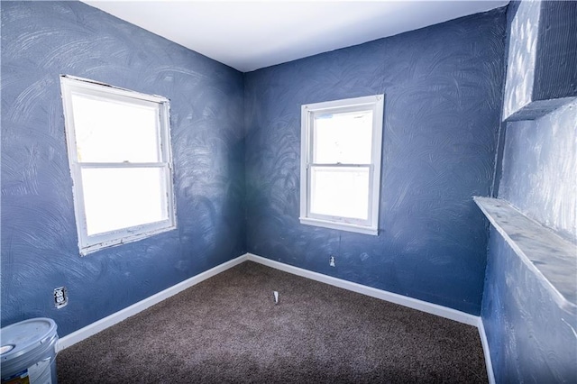 empty room with carpet floors