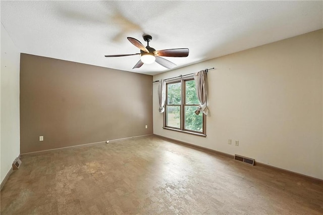 4722 Switzer Rd, Shawnee, KS 66203 - spare room with a ceiling fan and baseboards