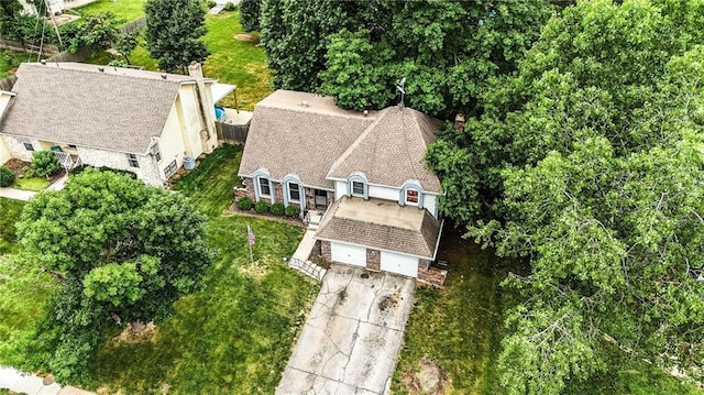 4722 Switzer Rd, Shawnee, KS 66203 - aerial view of property and surrounding area