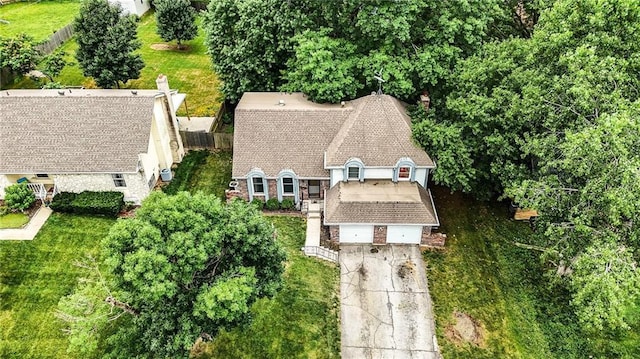4722 Switzer Rd, Shawnee, KS 66203 - aerial view of property and surrounding area
