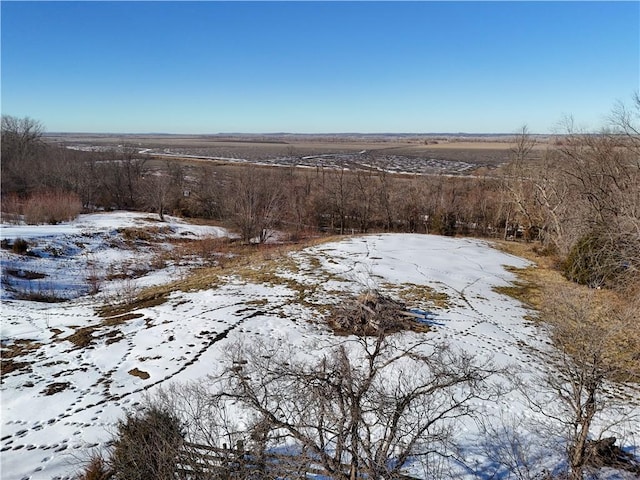 view of snowy landscape