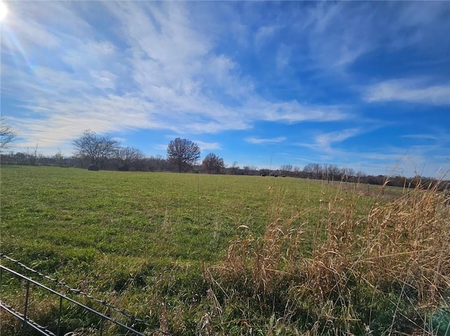 view of nature with a rural view