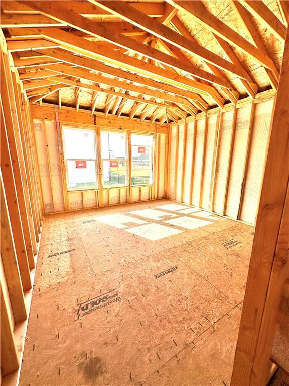 17312 Oakshire St, Overland Park, KS 66221 - view of unfinished attic