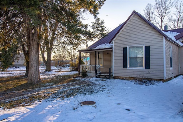 bungalow-style house with a porch