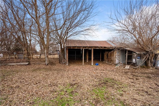 view of outbuilding