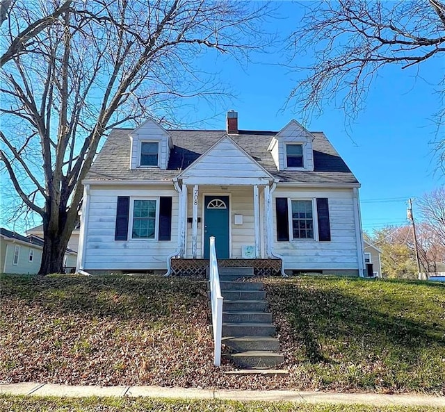 view of cape cod-style house