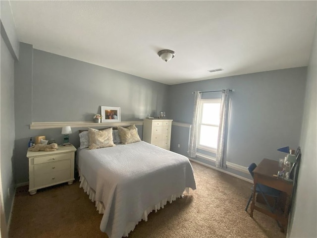 bedroom featuring carpet flooring