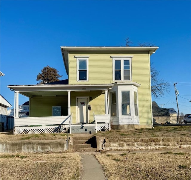 front of property with covered porch