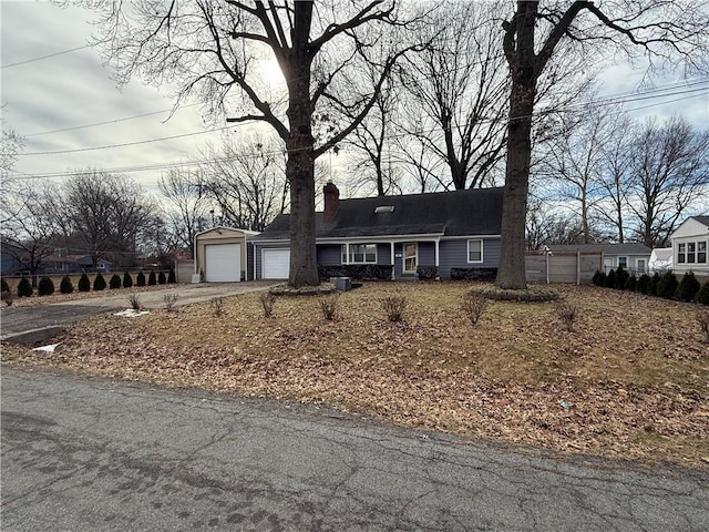 view of front of property