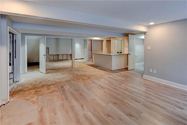 interior space featuring light hardwood / wood-style flooring