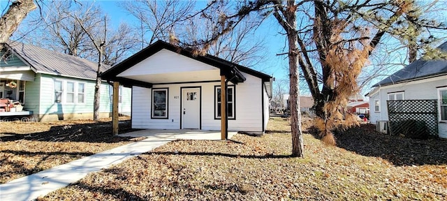 bungalow with a porch