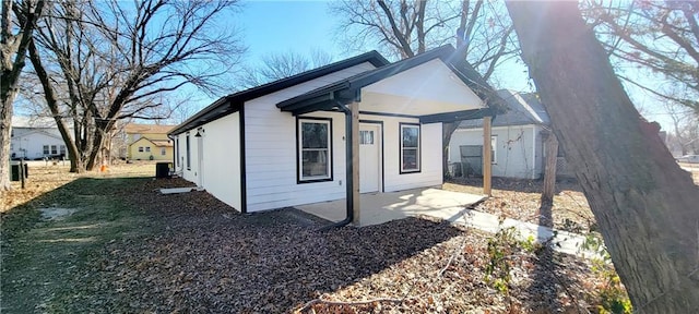 exterior space with a patio