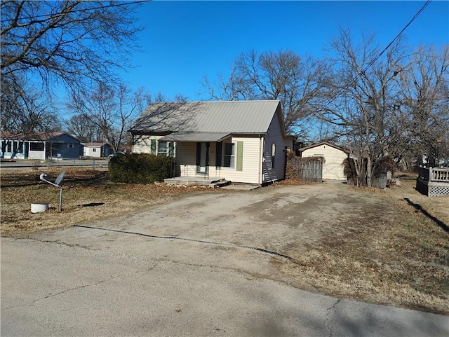 view of property exterior