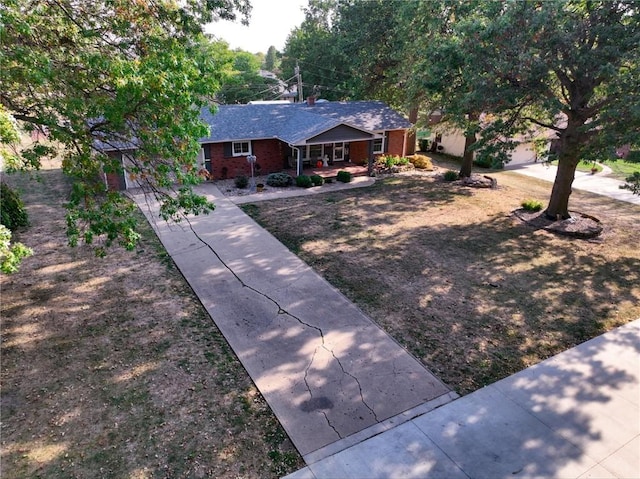 view of ranch-style home