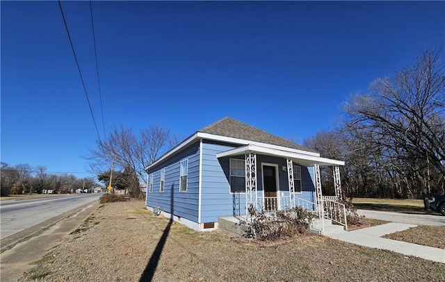 view of bungalow-style house