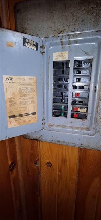 utility room featuring electric panel