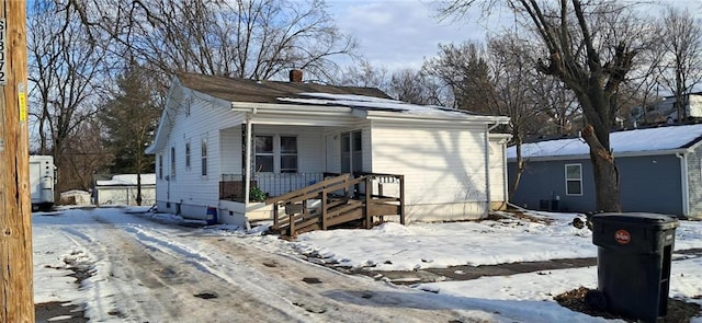 bungalow-style house with a porch