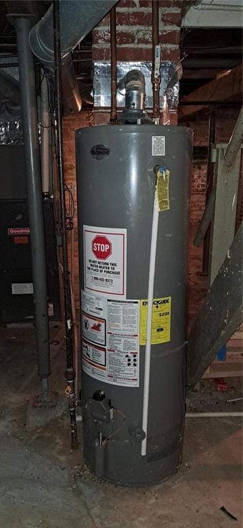 utilities featuring water heater