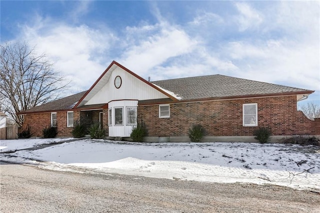 view of ranch-style home