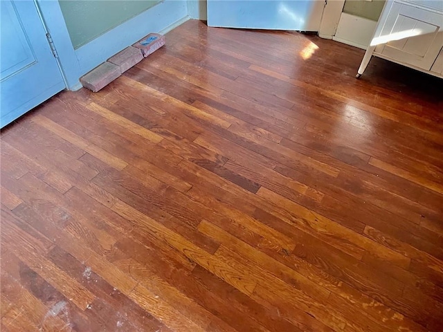 room details with wood-type flooring