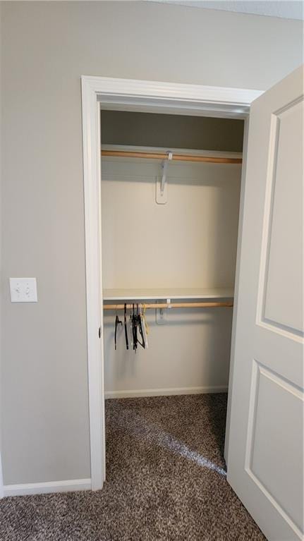 view of closet