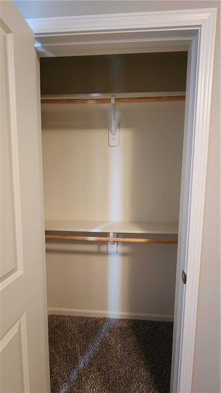 view of closet