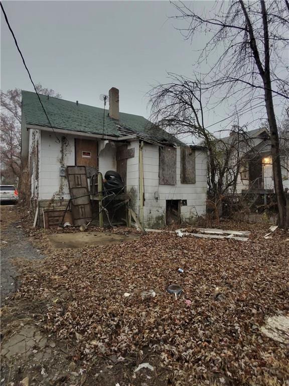 view of rear view of house