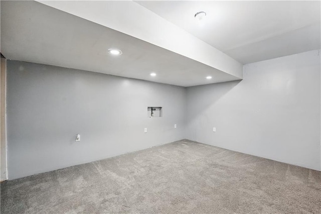 2016 NE Summerfield Ct, Blue Springs, MO 64029 - finished below grade area with carpet and recessed lighting