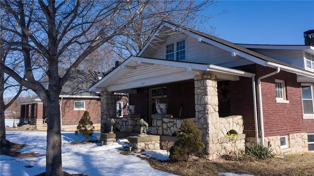 view of front of home