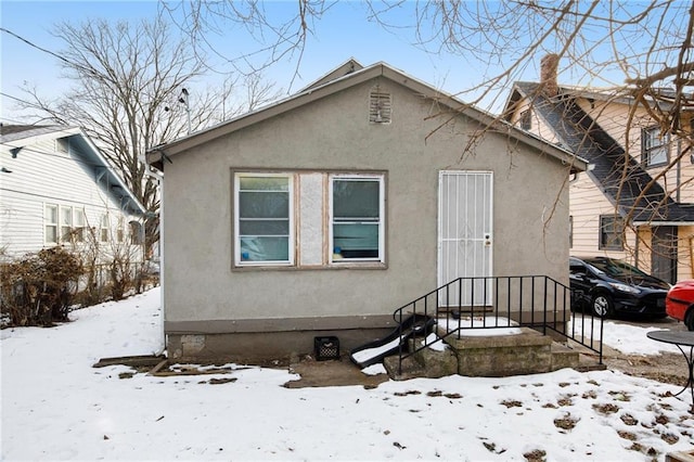 5838 Wabash Ave, Kansas City, MO 64130 - view of snow covered back of property