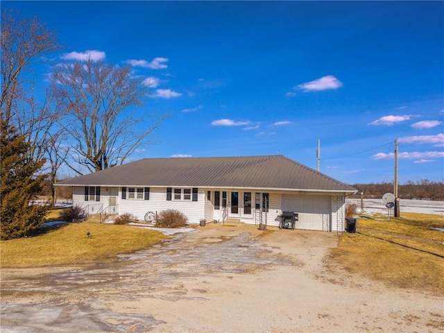 ranch-style house with a garage