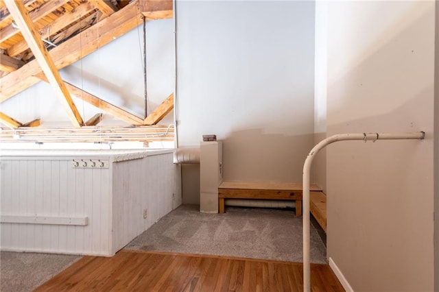 bonus room featuring wood-type flooring