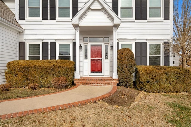 view of entrance to property