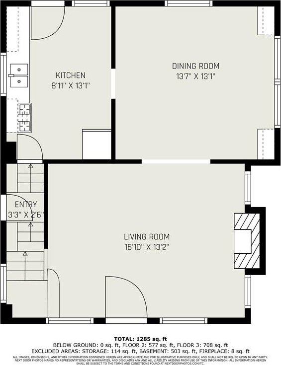 2463 Denver Ave, Kansas City, MO 64127 - view of room layout