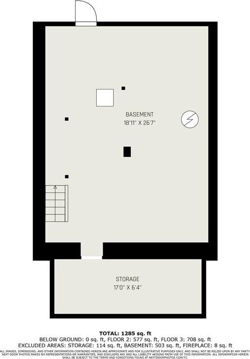 2463 Denver Ave, Kansas City, MO 64127 - view of floor plan / room layout