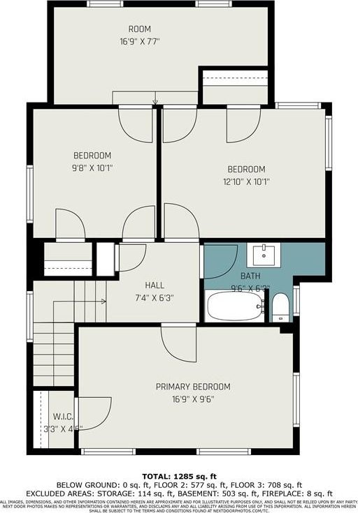 2463 Denver Ave, Kansas City, MO 64127 - view of property floor plan