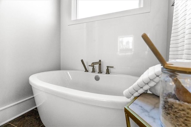 bathroom with a bathing tub