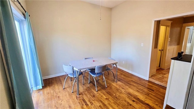 dining room featuring light hardwood / wood-style floors