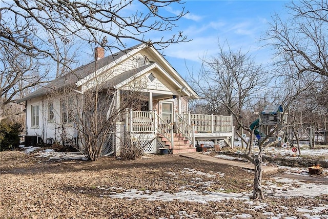 view of front of home