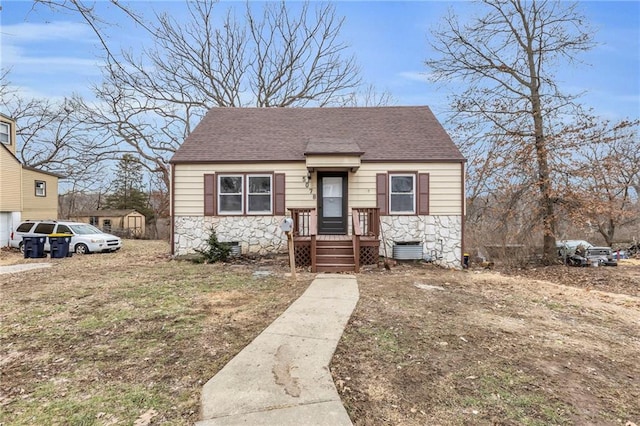 view of bungalow-style house