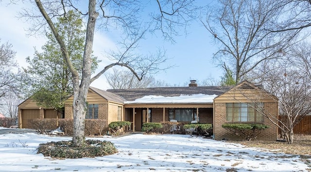 view of ranch-style house